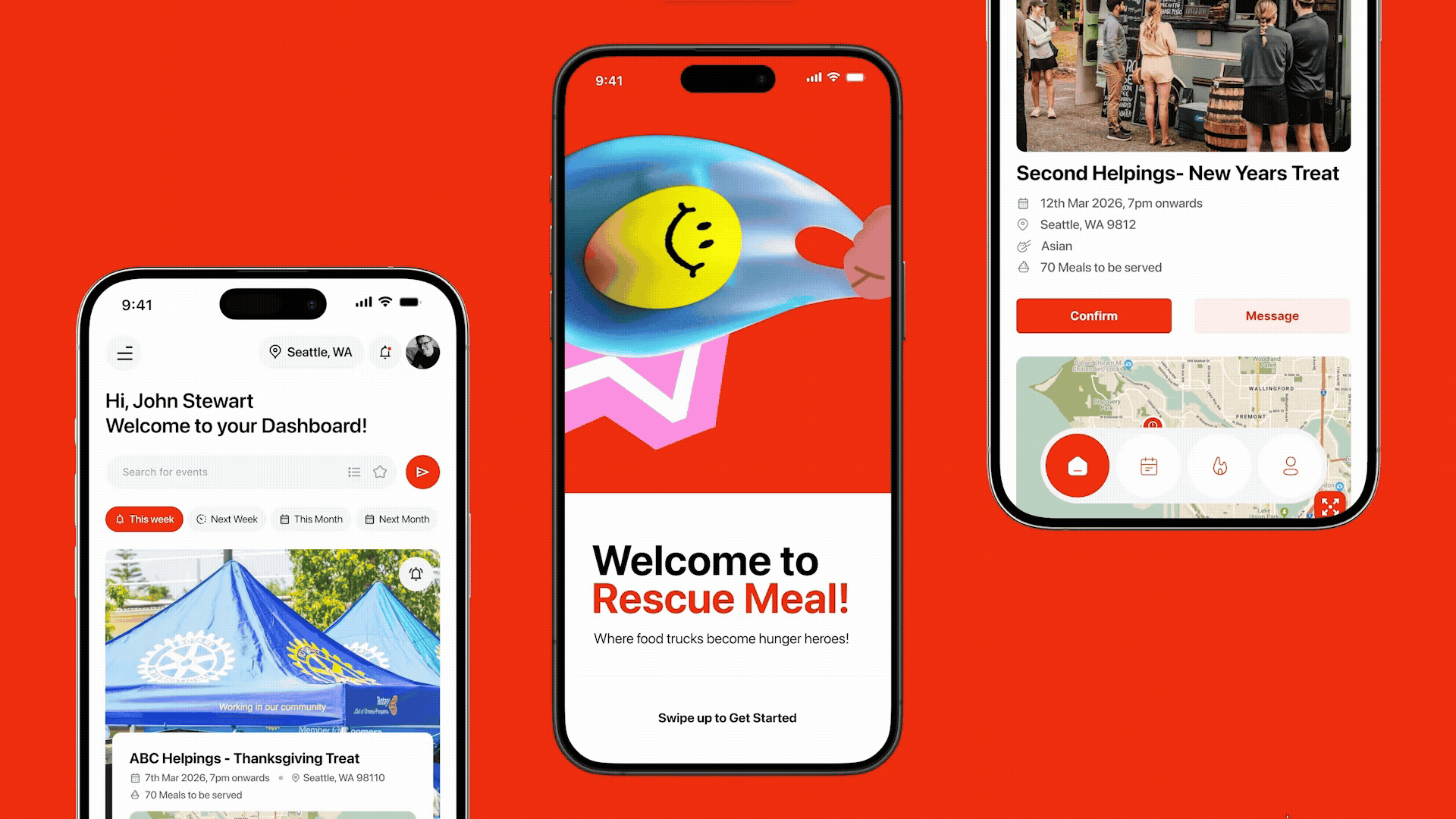 🔒 Rescue Meal  - UI UX Case Study